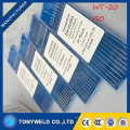 WT-20 2% Thoriated Tig Electrode en tungstène rouge pour 3.2 * 175